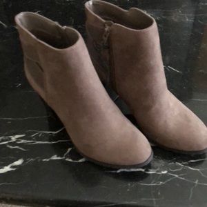 Brown Ankle High Dress Boots